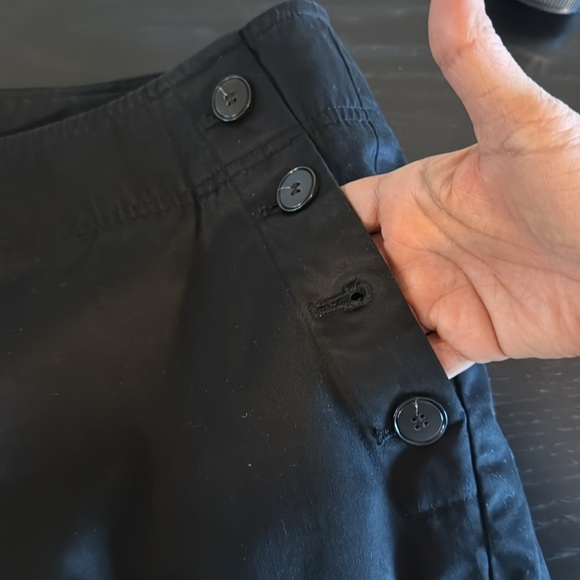 Ann Taylor Loft Women’s Stretch Straight Leg Trousers Black Stretch Twill 14 - Picture 11 of 12